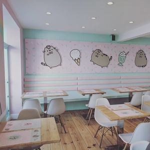 Pusheen ice cream parlour at ARTBOX in Brighton