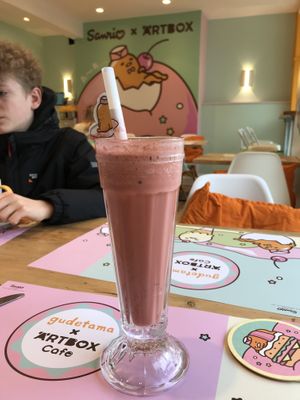 Vegan Red Velvet Milkshake with Oat Milk  at ARTBOX in Brighton