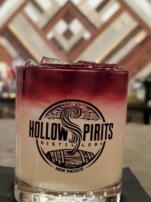 Pomegranate Vino Mule at Hollow Spirits Distillery in Albuquerque