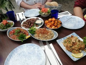 Several mezze at SimSim in Berlin