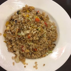 XO sauce fried rice (option to order without eggs) at Bǎo Dá Gǎng Shì Chá 寶達港式茶 in Taichung