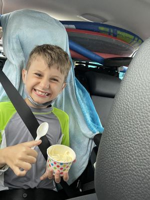 Vegan kid approved! at Queen K 76 in Kailua Kona