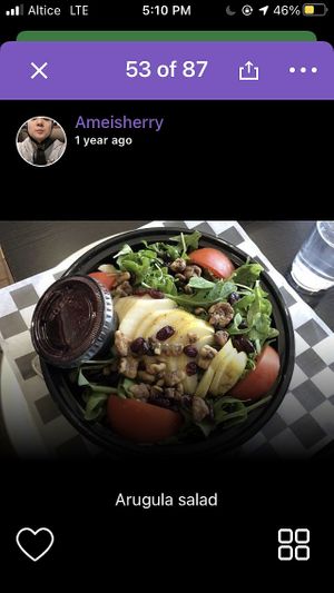 Arugula salad at 3 Brothers of Rockville Center in Rockville Centre