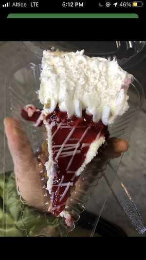 Raspberry vegan cake  at 3 Brothers of Rockville Center in Rockville Centre