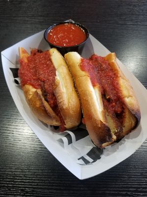 Chicken parm hero at 3 Brothers of Rockville Center in Rockville Centre