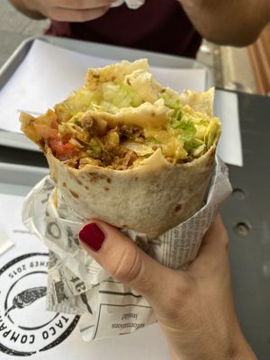 Burrito mit beyond meat   at Taco Company in Munich