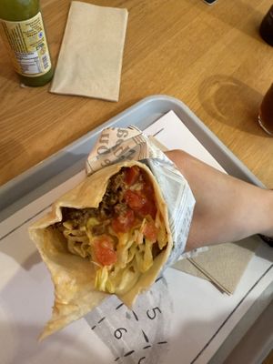 Vegan burrito   at Taco Company in Munich