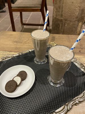 Oreo Vegan Milkshake at Sam's Art Cafe in Jodhpur