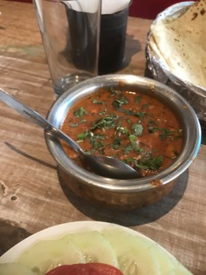Chana masala  at Sam's Art Cafe in Jodhpur