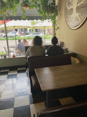 Indoor seating  at The Root in Massillon