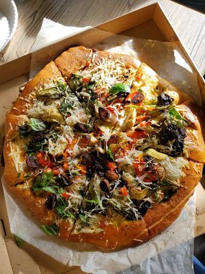 Mediterranean pizza at The Root in Massillon