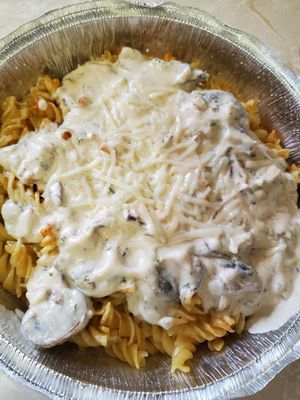 Mushroom stroganoff at The Root in Massillon