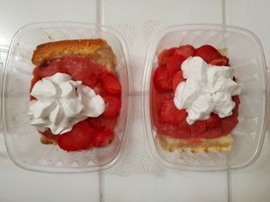 Strawberry shortcake at The Root in Massillon