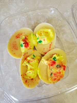 Deviled "eggs" at The Root in Massillon