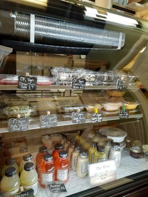 Dessert cabinet at The Root in Massillon