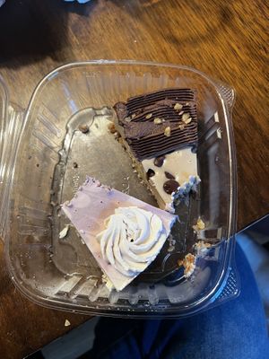 Got vegan cheesecake to go!  at Cosmic Veggies in Anacortes