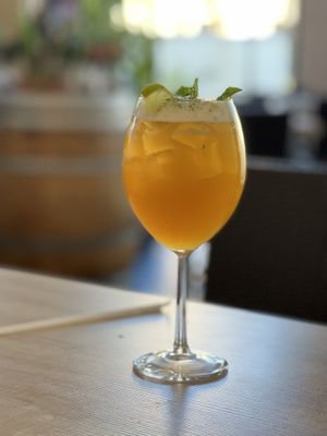 Mint tea lemonade   at Eden in Dana Point