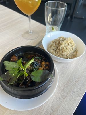 Eggplant Claypot - FABULOUS!   at Eden in Dana Point