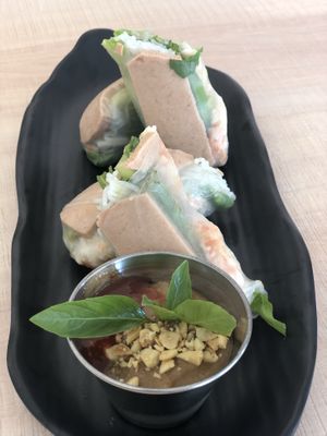 Spring roll at Eden in Dana Point
