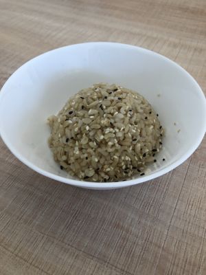 Brown rice  at Eden in Dana Point