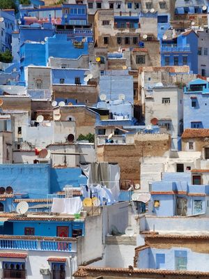 Blue vibes! at Hamsa in Chefchaouen