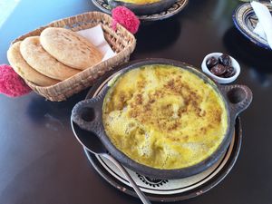 Bissara at Hamsa in Chefchaouen