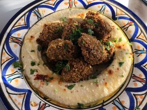 Falafel at Hamsa in Chefchaouen