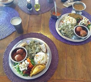 Colorful and delicious 😋 at Govinda Ram in Tepoztlan