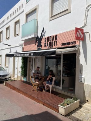 Restaurant from the outside  at Sugar Rabbit Kaffé in Albufeira