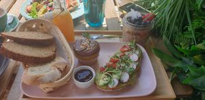 Avocado Sunshine (brunch option) at Sugar Rabbit Kaffé in Albufeira