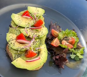 avocado love toast  at Sugar Rabbit Kaffé in Albufeira