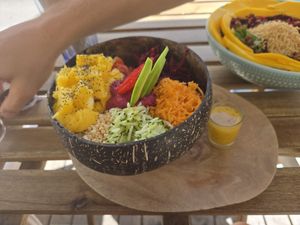 Superfood bowl at Sugar Rabbit Kaffé in Albufeira