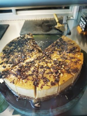 Cheesecake at Sugar Rabbit Kaffé in Albufeira