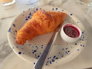 Crossaint at Sugar Rabbit Kaffé in Albufeira