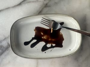 Oops forgot to take a pic before eating the “snickers” bar!  at Sugar Rabbit Kaffé in Albufeira