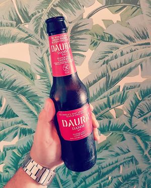 Gluten free beer - Daura Beer at Sugar Rabbit Kaffé in Albufeira