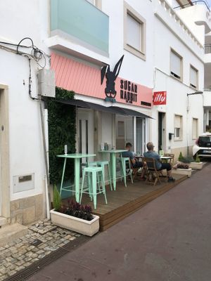 Outside  at Sugar Rabbit Kaffé in Albufeira