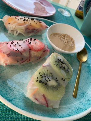 Summer rolls at Sugar Rabbit Kaffé in Albufeira