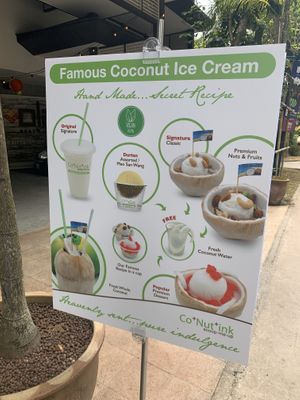 Banner  at Co+Nut+ink - Siloso Beach Walk in Central Singapore