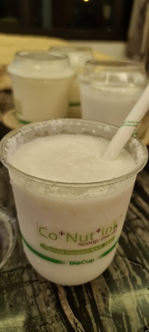 Original Signature Coconut Shake at Co+Nut+ink - Siloso Beach Walk in Central Singapore
