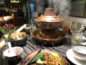   at Yangege 焱格格蔬食料理火锅 in Shanghai