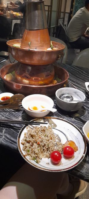 Hotpot at Yangege 焱格格蔬食料理火锅 in Shanghai