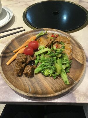   at Yangege 焱格格蔬食料理火锅 in Shanghai