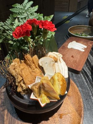   at Yangege 焱格格蔬食料理火锅 in Shanghai