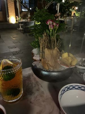   at Yangege 焱格格蔬食料理火锅 in Shanghai