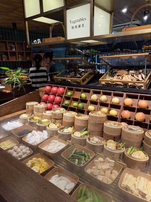   at Yangege 焱格格蔬食料理火锅 in Shanghai
