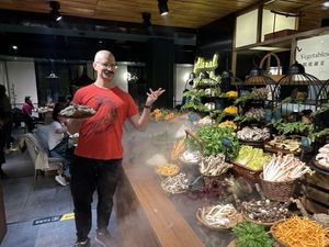   at Yangege 焱格格蔬食料理火锅 in Shanghai