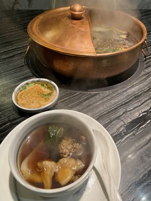   at Yangege 焱格格蔬食料理火锅 in Shanghai
