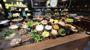 Mushrooms for the hotpot at Yangege 焱格格蔬食料理火锅 in Shanghai