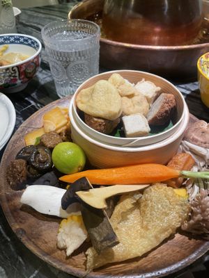   at Yangege 焱格格蔬食料理火锅 in Shanghai